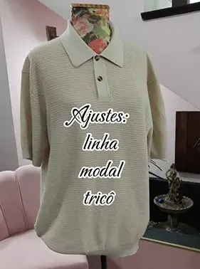 Blusa de linha modal em tricô ajustada pela Rosiermarry