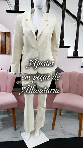 Conjunto de alfaiataria ajustado pela Rosiermarry