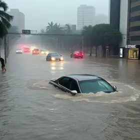 forte temporal em SP