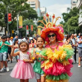 Carnaval com crianças em São Paulo