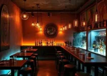 Bar escondido em ateliê