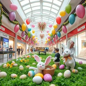 Shoppings celebram a Páscoa