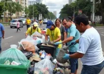 mutirão de limpeza