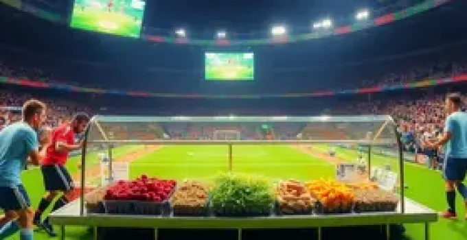 buffet de futebol