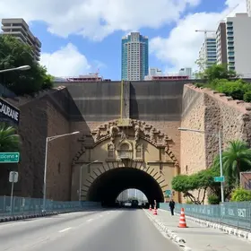 túnel da Av. Cecilia Lottenberg