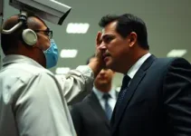 advogado filmado dando tapa