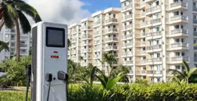 carregadores de carros elétricos em condomínios